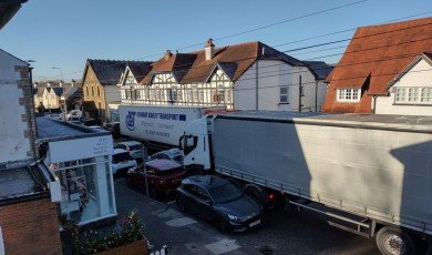 The quiet Cardiff road mobbed by huge HGVs where it's impossible to park